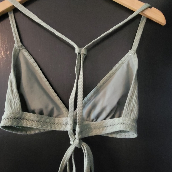 New Without Tags, Swimsuit, Sage Green, Size Small Bottom, Size Medium Top - Picture 8 of 10